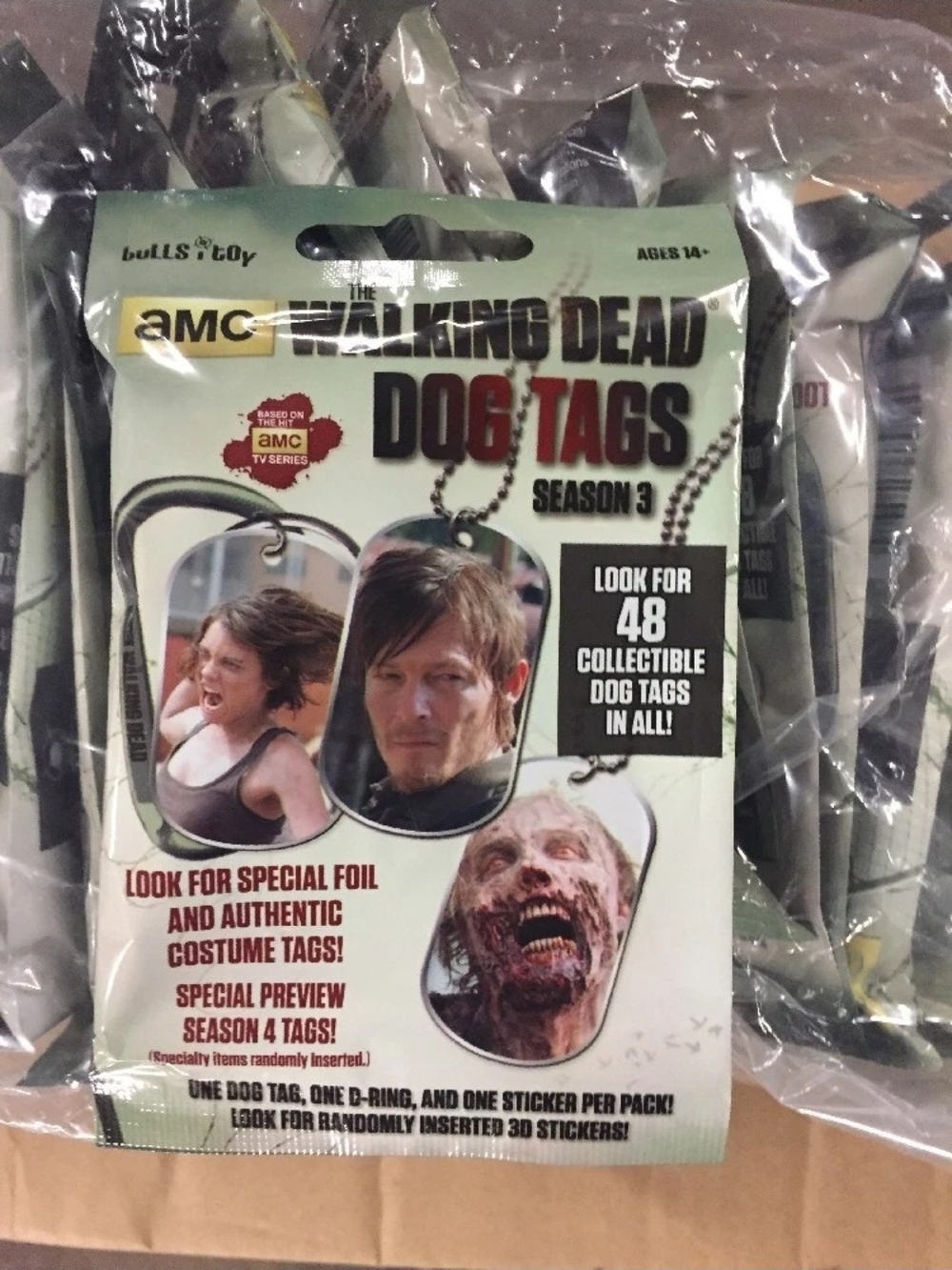 The Walking Dead Season 3 Dog Tag Blind bag